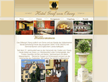 Tablet Screenshot of hotel-graf-oberg.de